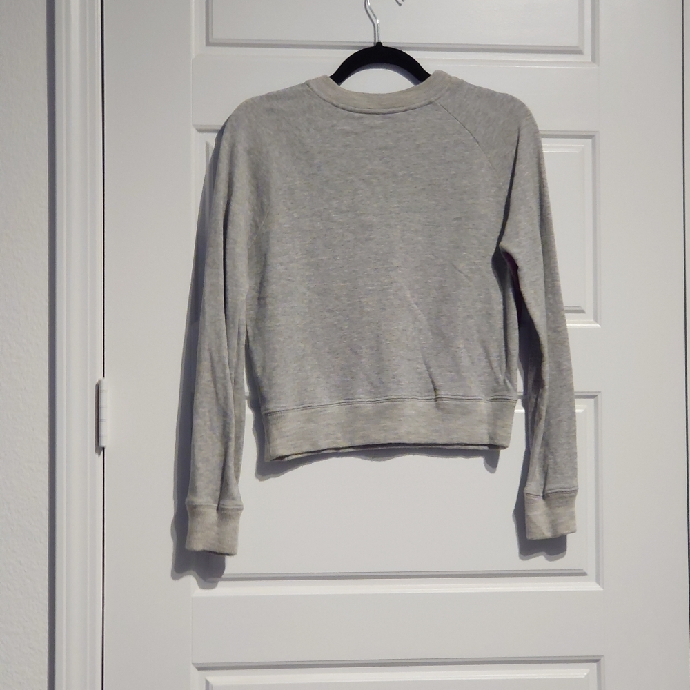 Tanya Taylor Light Gray Sweatshirt Top - Picture 2 of 4